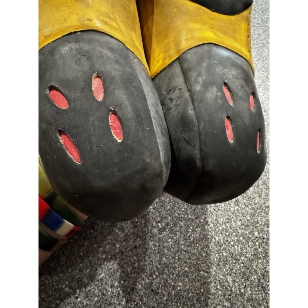 LA Sportiva OXYGYM Size 13 climbing shoe vegan yellow washable rock Used SB23 - Picture 6 of 6